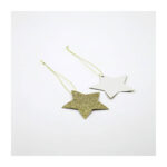 2_Etikete-Star,-Gold-glitter,-1-gab