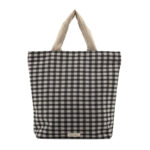 Auduma-soma-Shopper,-check-bronw