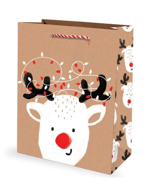 Dāvanu maisiņs Reindeer, Craft, liels