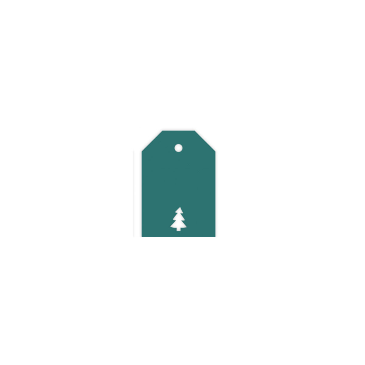 Etikete-Christmas-tree,-Bluegreen