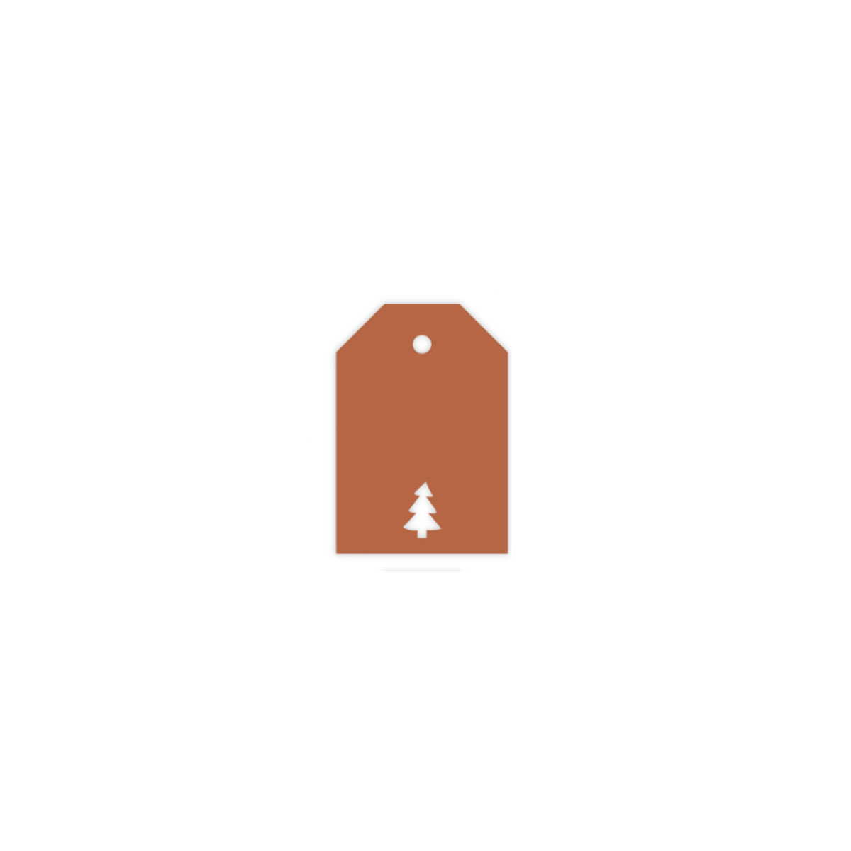 Etikete-Christmas-tree,-Orange