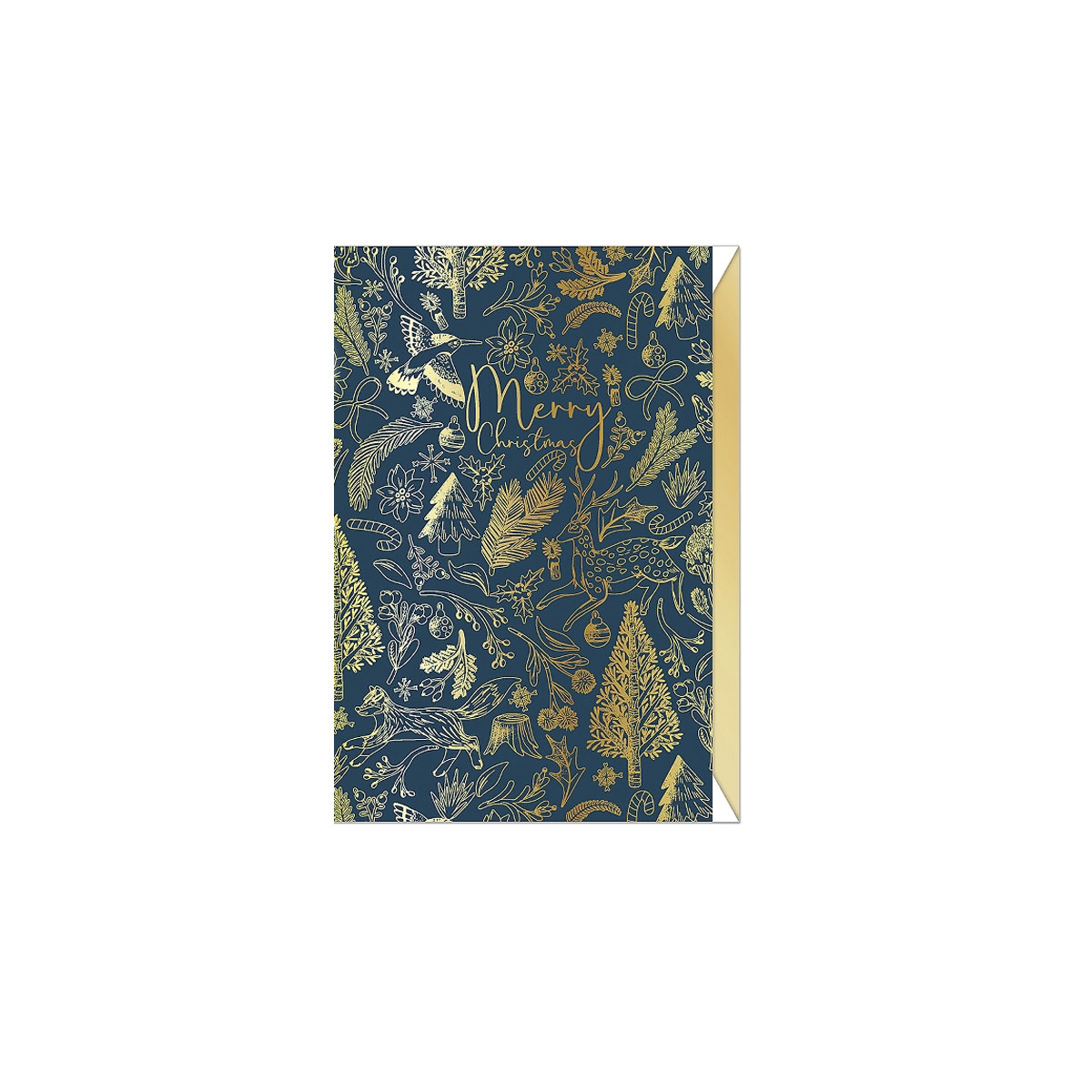 Kartite-Merry-Christmas,-Gold-Tree