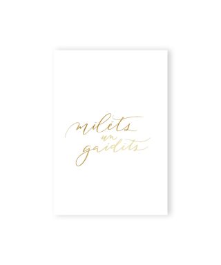 Kartīte Mīlēts un gaidīts, Manilla
