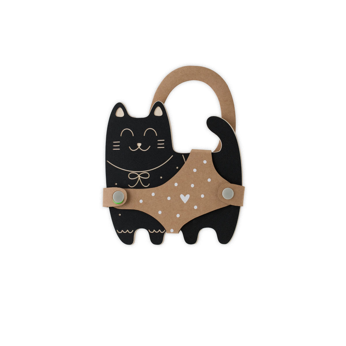 Koka-rotallieta-Black-Cat,-zimezanai-ar-kritu