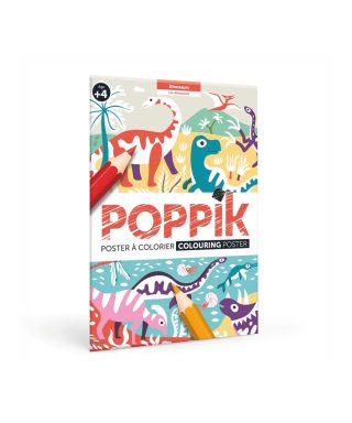 Krāsojamais Plakāts Poppik, 4+ gadi
