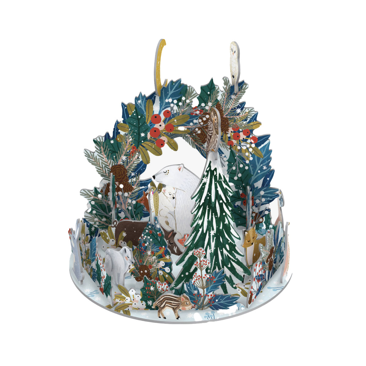 Adventes-kalendars-Polar-Bear-Bower,-Pop-&-Slot