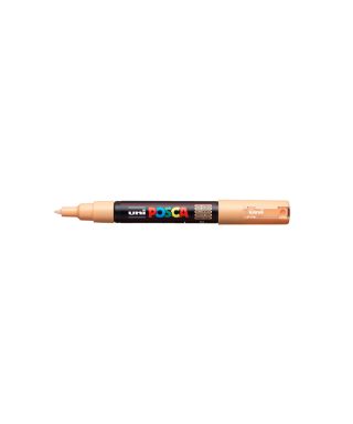 Flomāsters UNI Posca 1M, pasteļoranžs ūdens bāze, Mitsubishi Pencil