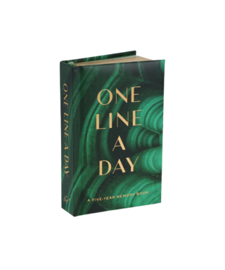 Piezīmju grāmata Malachite Green One Line a Day