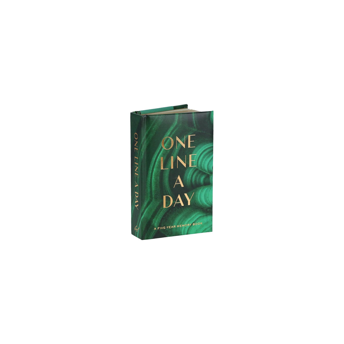Piezīmju grāmata Malachite Green One Line a Day | Manilla
