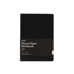Piezimju-gramata-Stone,-Black,-Softcover,-A5,-rutinu,-Karst