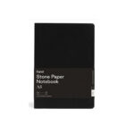 Piezimju-gramata-Stone,-Black,-Softcover,-A5,-tuksas,-Karst