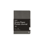 Piezimju-gramata-Stone,-Slate,-Softcover,-A6,-tuksas,-Karst