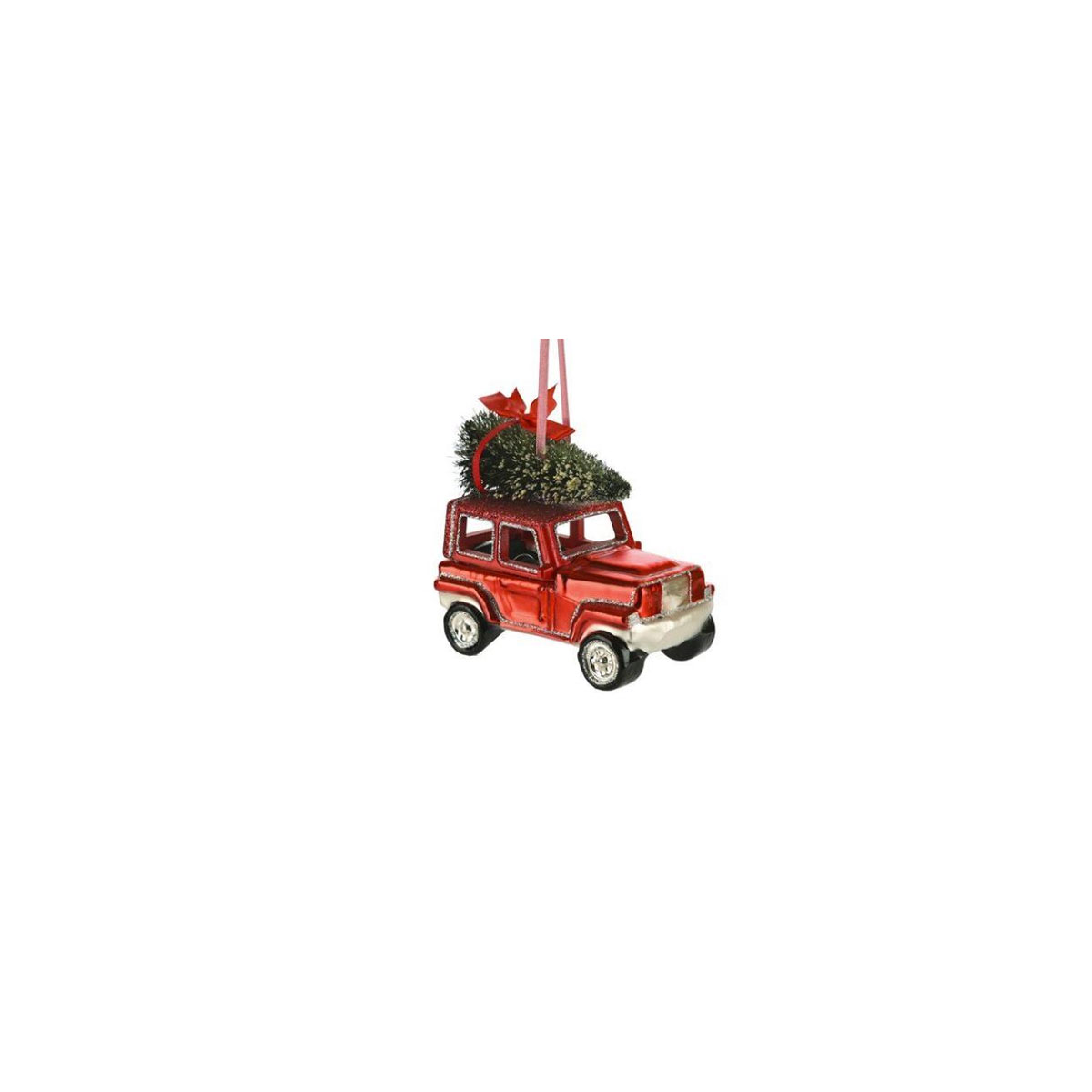 Stikla-dekors-hanger-car-w.-xmas-tree,-red
