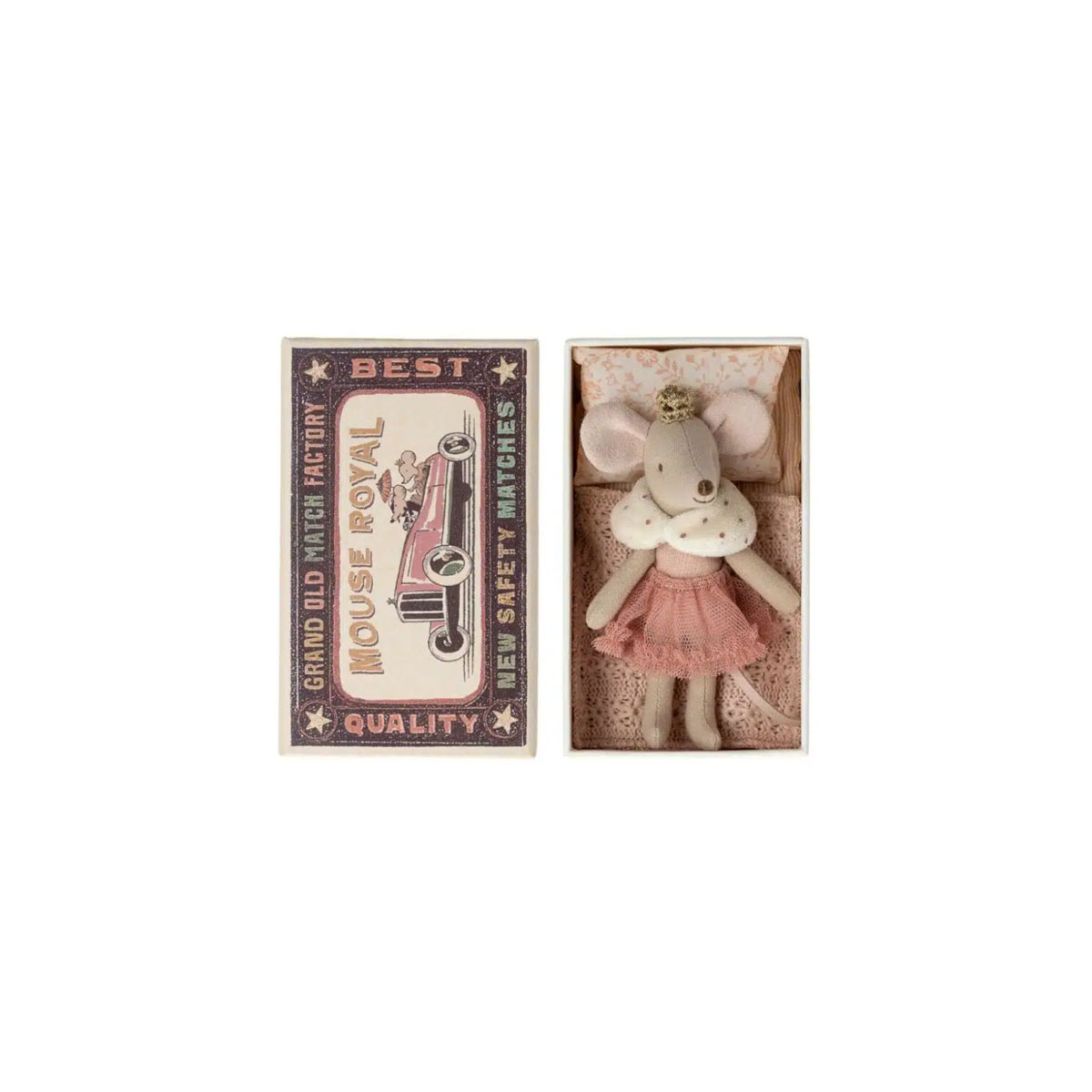 2_Miksta-rotallieta-Princess-Mouse,-Little-sister-in-matchbox,-Maileg