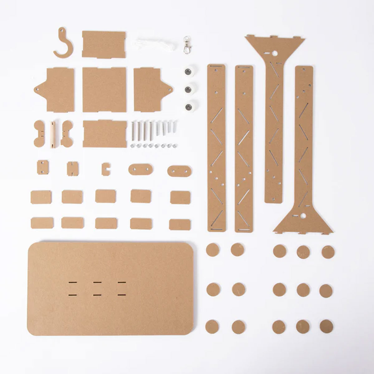 3_Komplekts-Newton's-Lab-Pulley-Crane-Kit