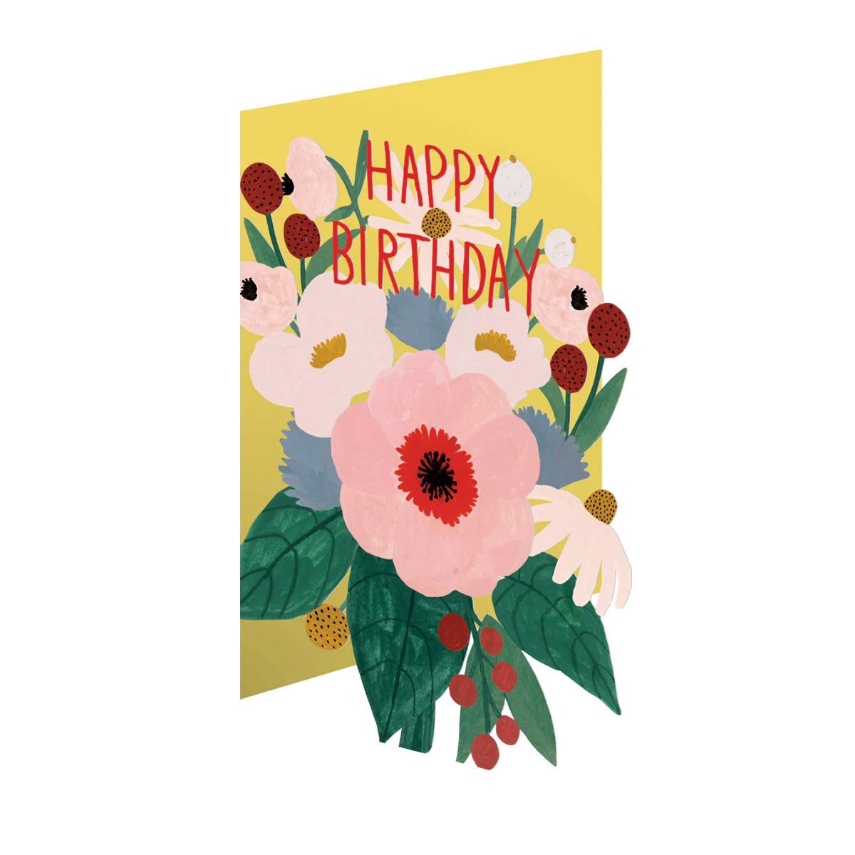 Kartite-Big-Pink-Flower,-Happy-Birthday,-Lasercut