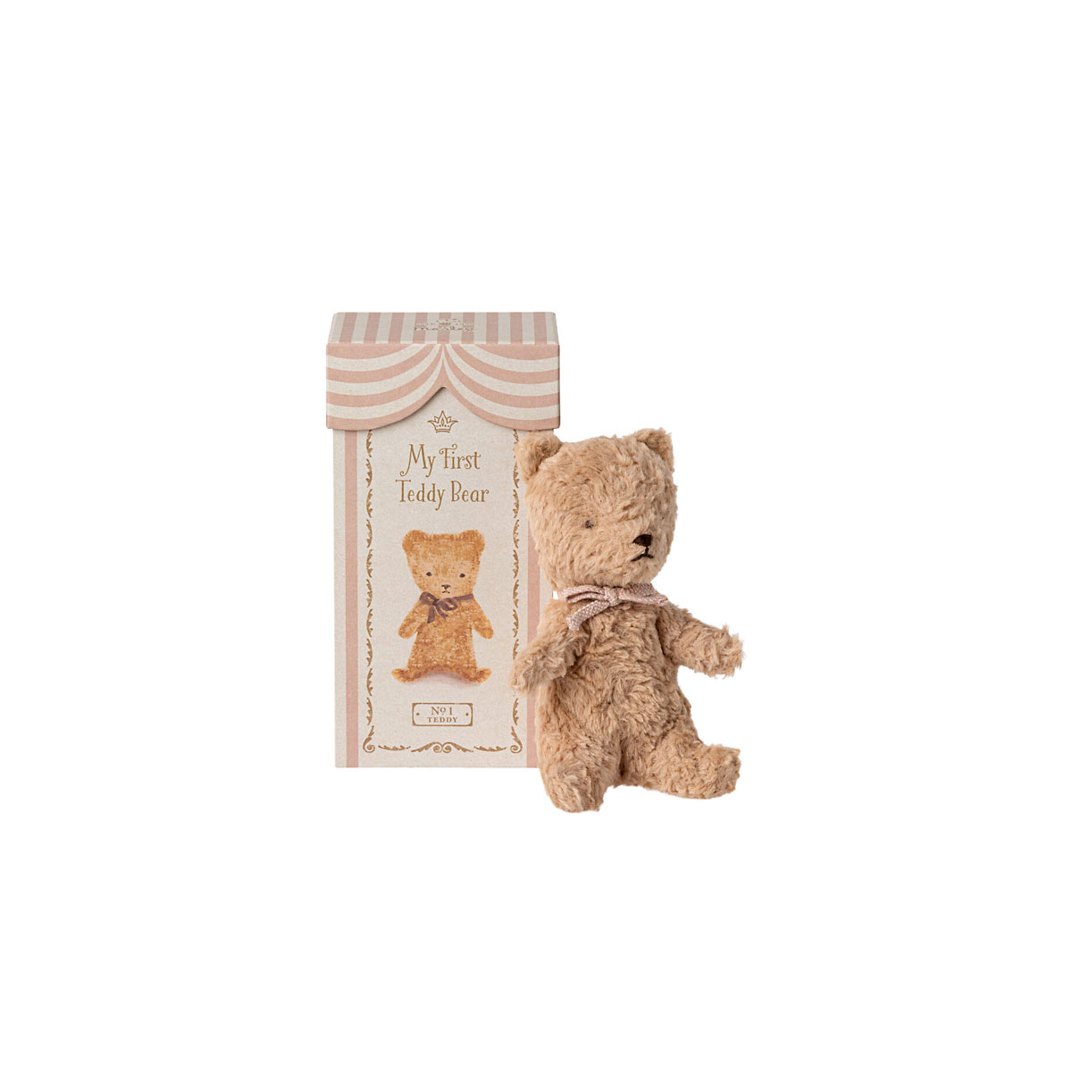 Miksta-rotallieta-My-First-Teddy,-Powder,-Maileg