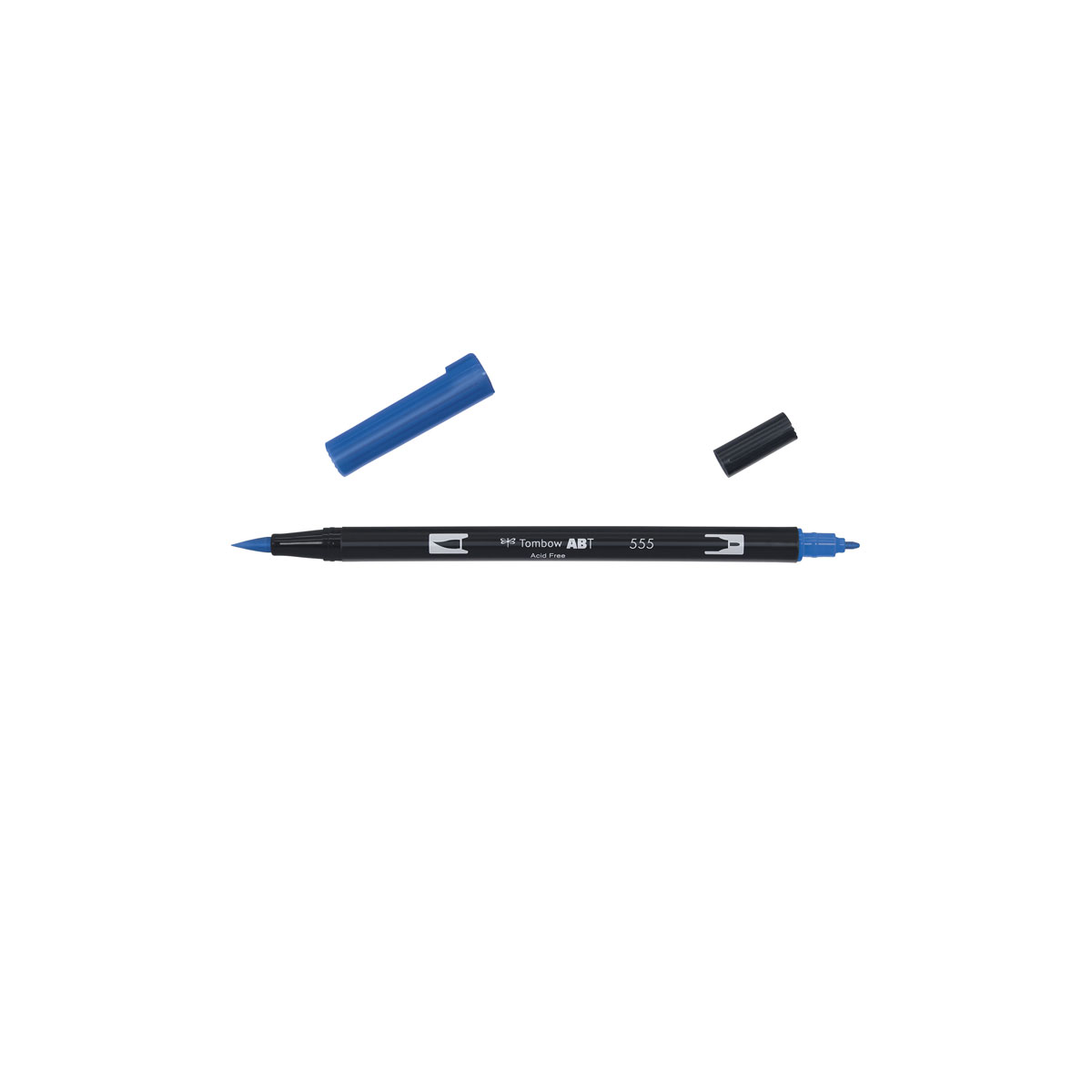 Flomasters---ota-Tombow-ABT-555,-zils