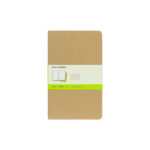 Piezimju-burtnicu-komplekts-Cahiers,-Kraft,-tuksas,-13-x-21-cm,-3-gab.,-Moleskine