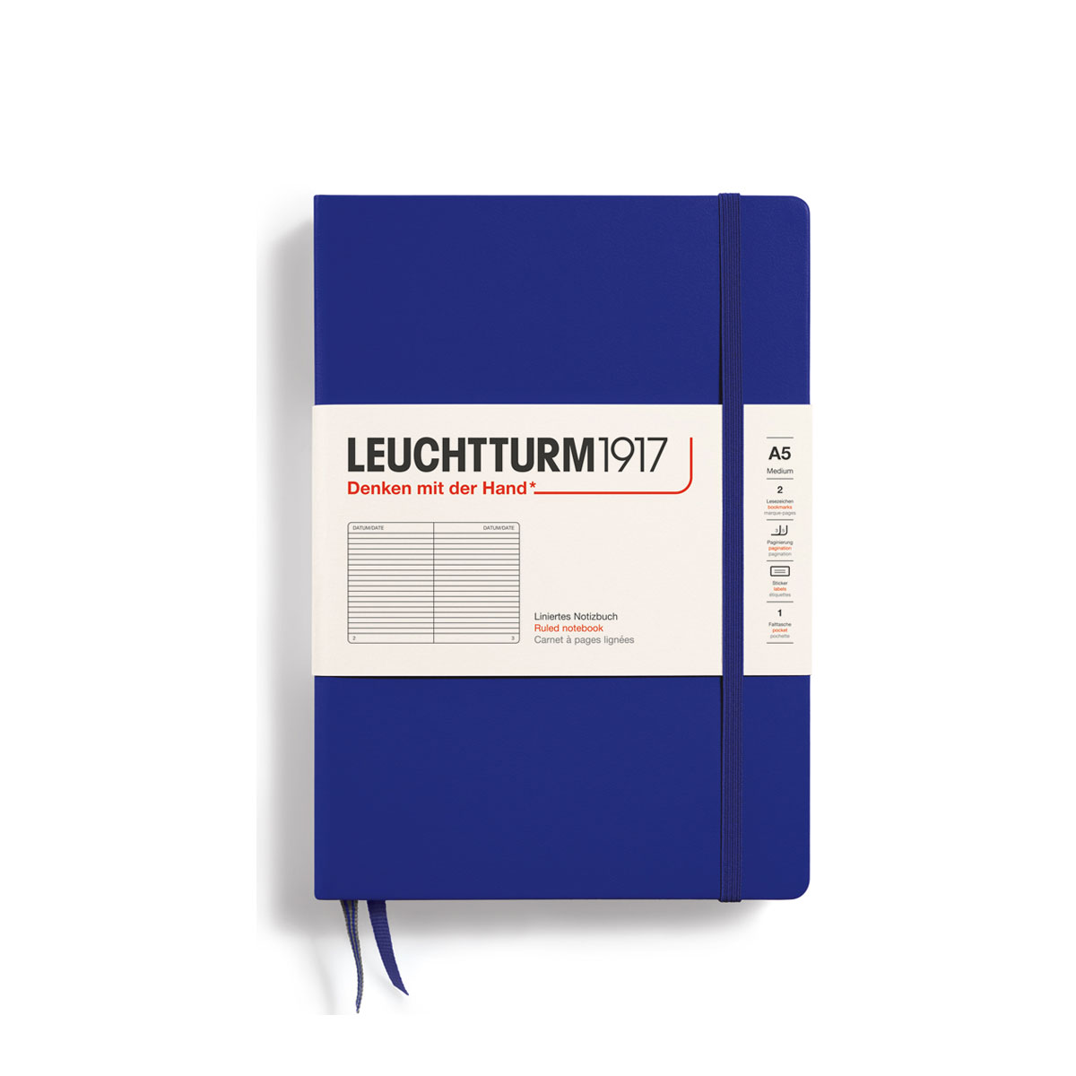 Piezimju-gramata-Ink,-liniju,-A5,-Hardcover,-Leuchtturm1917
