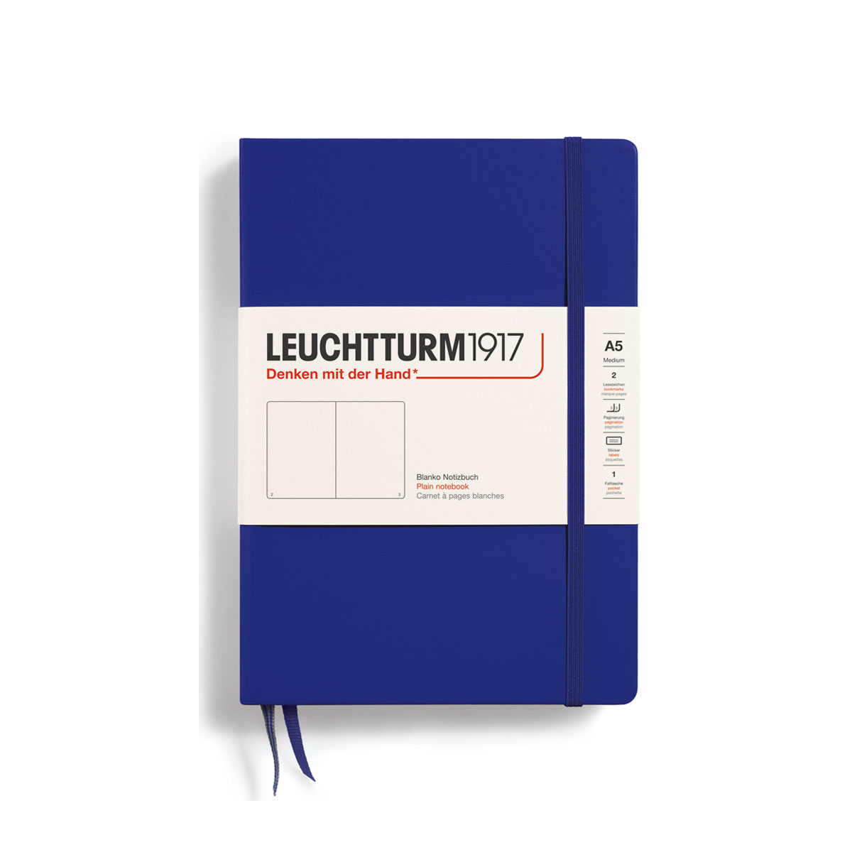 Piezimju-gramata-Ink,-tuksas,-A5,-Hardcover,-Leuchtturm1917