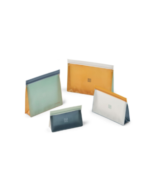Ēdiena uzglabāšanas maisiņi Keith Foodbag 4-Pack, Blue, Liewood