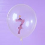 2_Balons-Number-7,-caurspīdīgs,-1-gab
