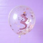 2_Balons_Number-3,-caurspīdīgs,-1-gab