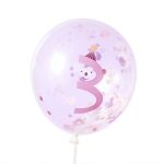 3_Balons_Number-3,-caurspīdīgs,-1-gab