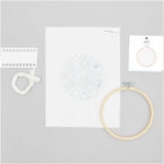 3_Izsusanas-komplekts-Traced,-White-Flowers,-including-Embroidery-Hoop