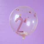 Balons-Number-2,-caurspīdīgs,-1-gab
