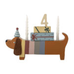 Dekors-Charlie-Birthday-Decoration,-Brown,-Bloomingville