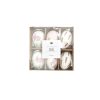 Dekors-Deco-Eggs,-Pink-and-white,-6-gab.