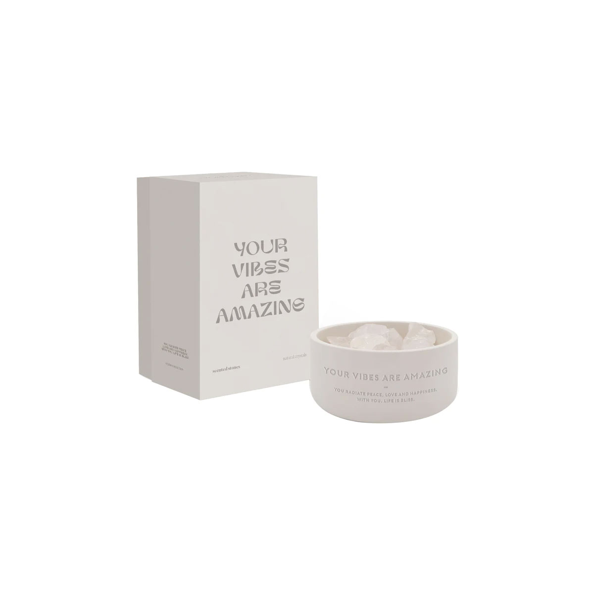 Eterisko-ellu-un-smarzu-difuzers-Your-Vibes-Are-Amazing,-Stone-Diffuser