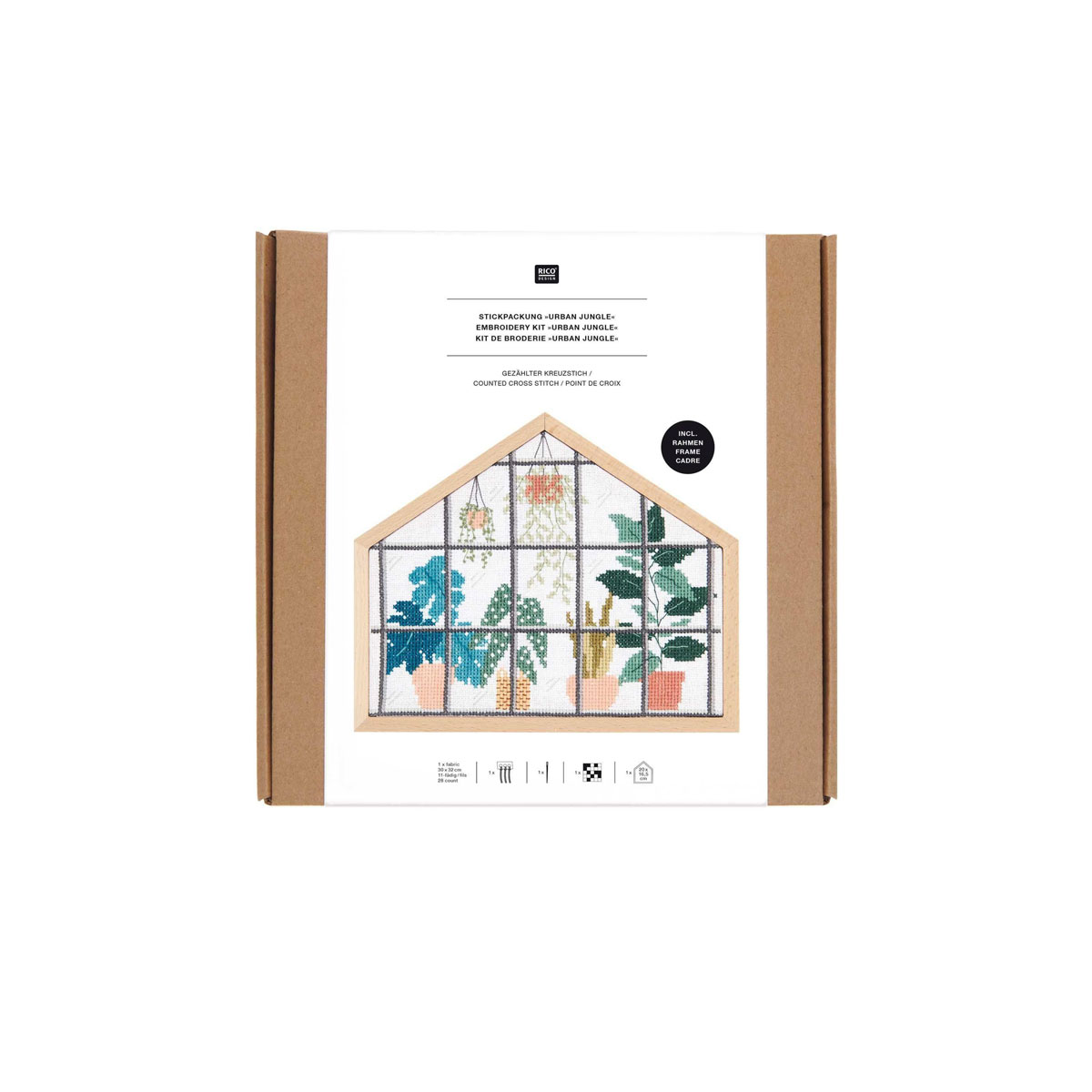 Izsuanas-komplekts-Urban-Jungle,-small,-Cross-stich