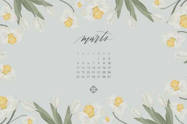 Manilla Marta mēneša kalendāra attēli