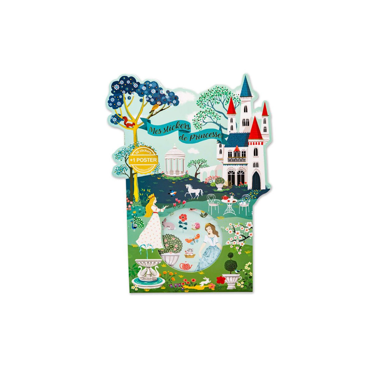 Plakats-Princess,-ar-uzlimem,-Cartes