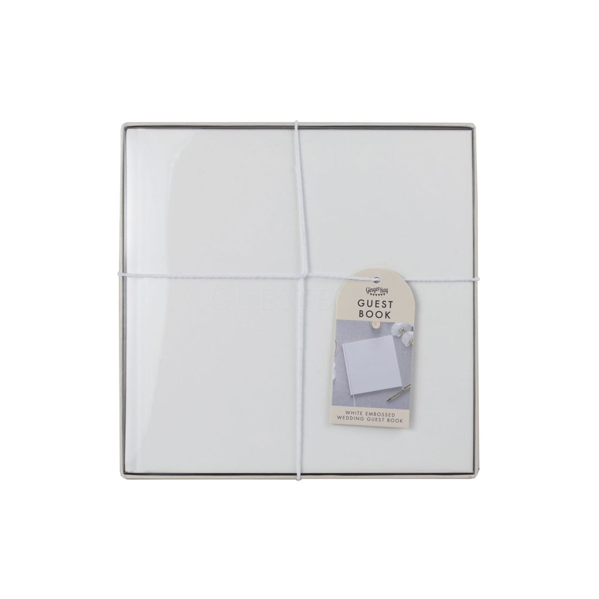 2_Viesu-gramata-kazam,-White-Embossed,-32-lapas Kāzu viesu grāmata Guestbook