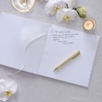 3_Viesu-gramata-kazam,-White-Embossed,-32-lapas Kāzu viesu grāmata Guestbook