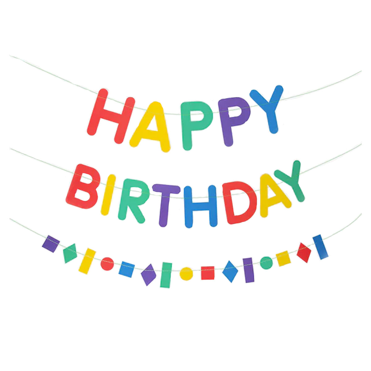 Papira-virtene-Happy-Birthday,-3-m.,-My-Little-Day