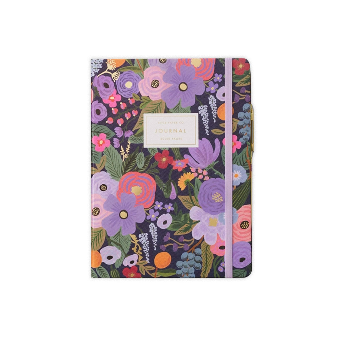 Piezimju-gramata-Garden-Party-Journal-ar-pildspalvu,-A5,-liniju,-Rifle-Paper-Co.