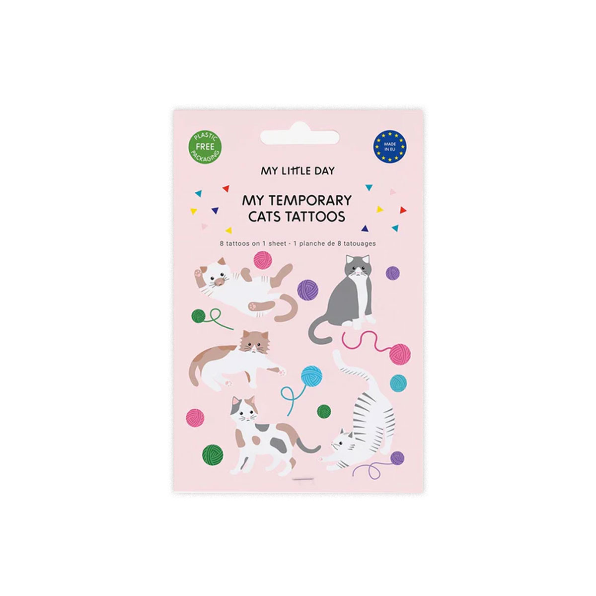 Tetovejumu-komplekts-Cats,-8-gab.,-My-Little-Day