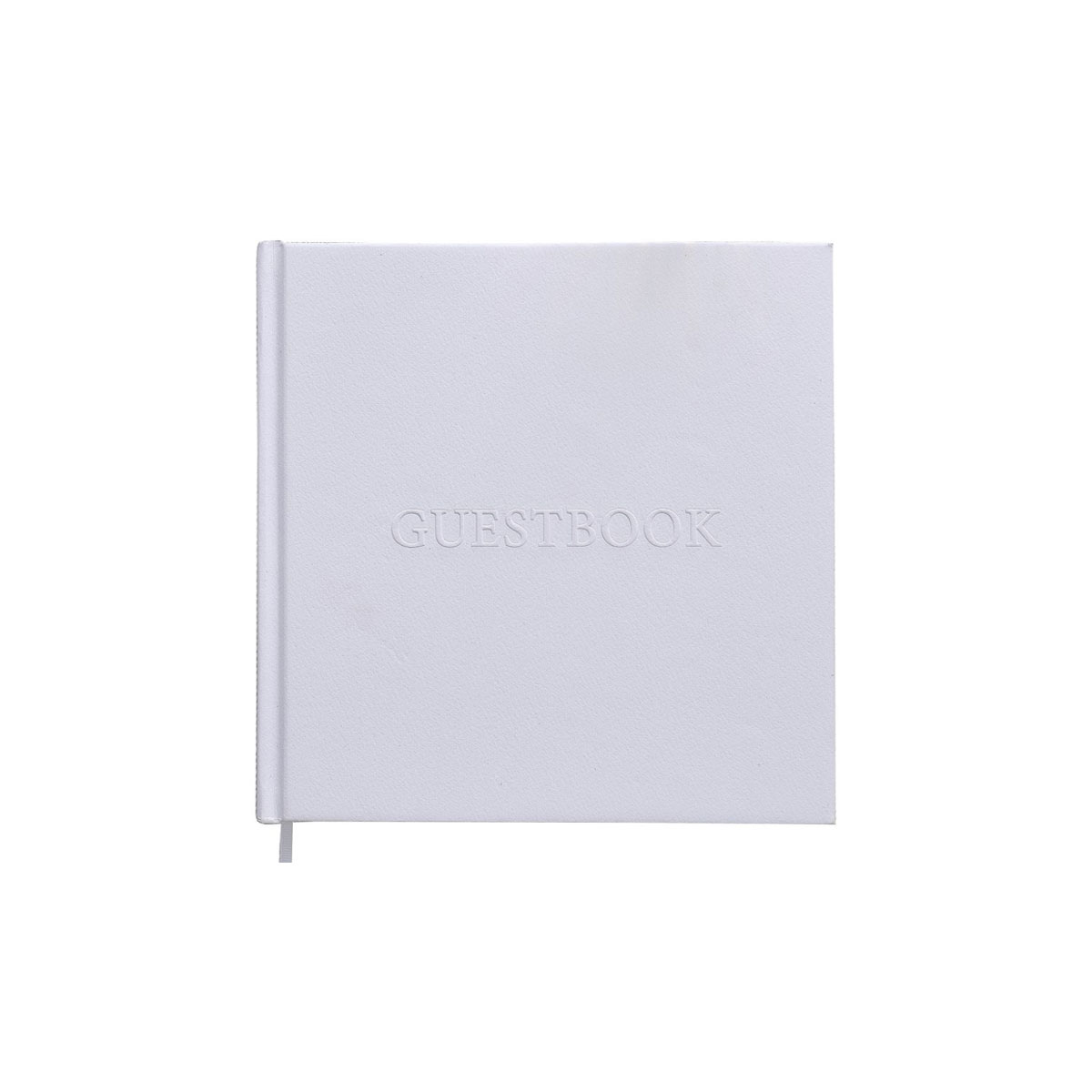Viesu-gramata-kazam,-White-Embossed,-32-lapas Kāzu viesu grāmata Guestbook