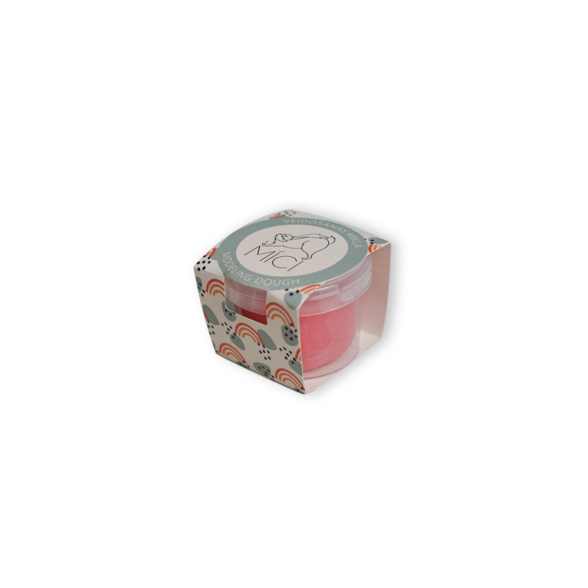 Plastilins,-Roza,-120-g,-Mici