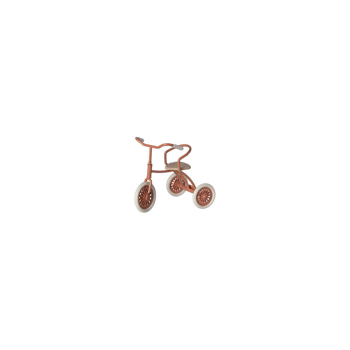 Rotalu-trisritenis-Abri-à-tricycle,-Mouse,-Coral,-Maileg