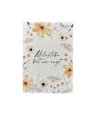 Kartīte Mīlestībā būt un augt, Seed paper