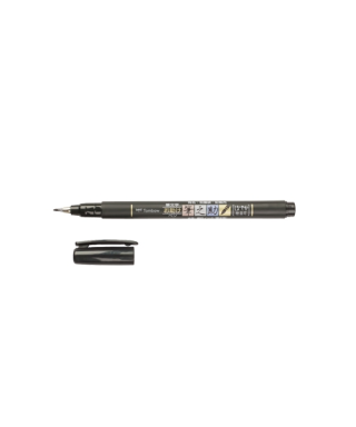 Flomāsters Tombow Fudenosuke, mīksts, melns