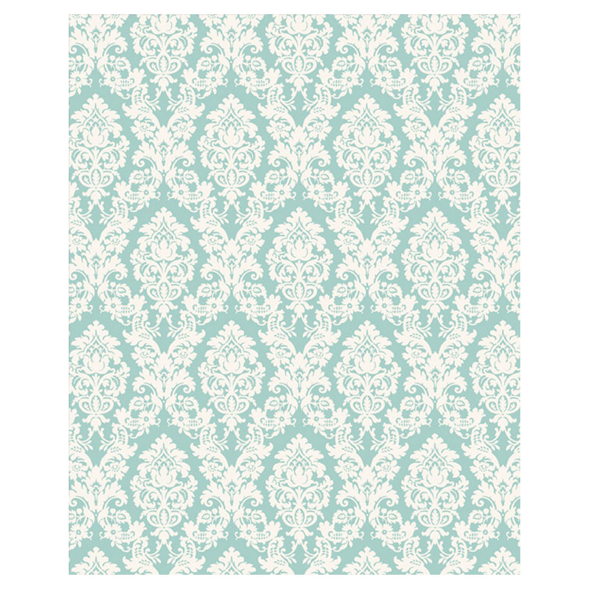 Davanu-iesainojamais-papirs-Brocade-Aquamarine,-loksne