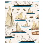 Davanu-iesainojamais-papirs-Navy,-loksne