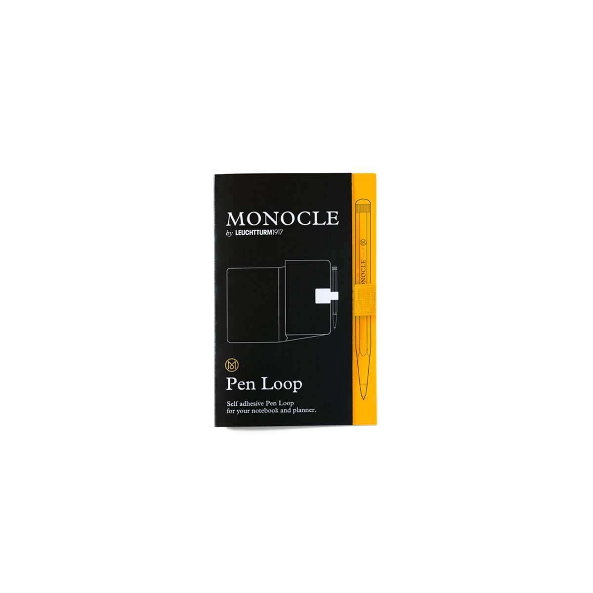 2_Pildspalvas-cilpa-Pen-loop,-Monocle,-Yellow,-Leuchtturm1917